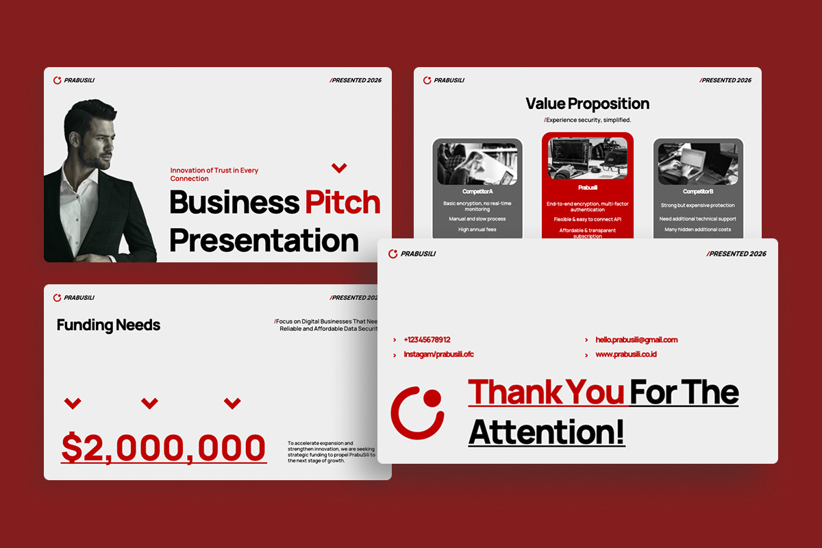 Business Pitch Deck PowerPoint preview 2