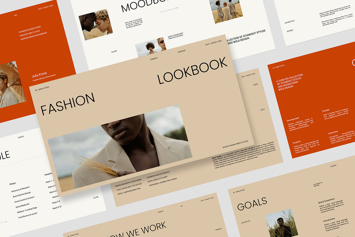 Bona : Lookbook Deck Powerpoint, a Presentation Template by Punkl Camp (Photo 1 of 16)