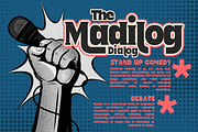 Makmest Retro Vibes Display Variable, a Sans Serif Font by Typetemp Studio (Thumbnail 3 of 12)