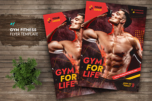 Gym Fitness Flyer Template