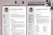 Resume - CV Template with Photo, a Resume Template by Klamp Studio (Thumbnail 3 of 8)