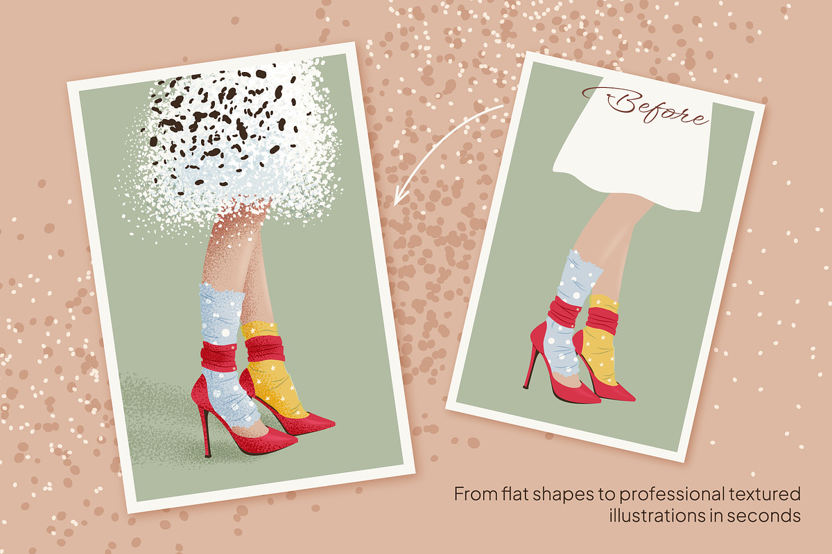 POWDER MUSE: illustrator brushes, a Brush Add-On by IuliiaSavko (Photo 6 of 9)