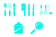 Kitchen utensil icon template, a Solid Icon by Sumberpangan (Thumbnail 2 of 3)