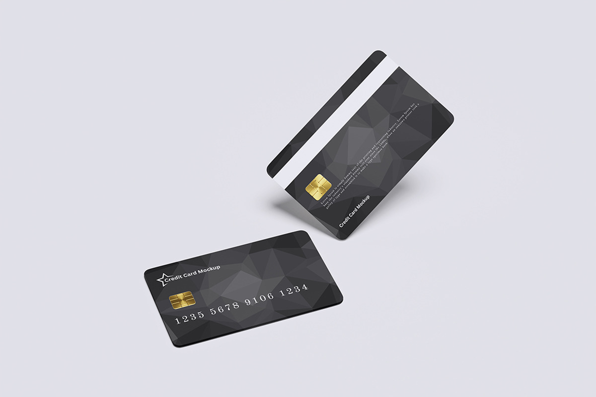 Credit Card Mockup, a Business Card Template by xavier_studio (Photo 3 of 4)