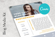 CANVA Blog Media Kit · 3 pages, a Resume Template by Eternel Design Studio (Thumbnail 1 of 5)