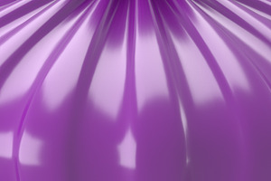 Shiny Decorative Vase In Purple Tone