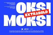 Oksi Moksi - Extra Bold Font, a Sans Serif Font by Bentype Studio (Thumbnail 1 of 8)