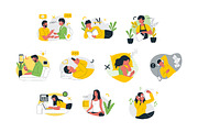 Daily Activity Illustration, a Person Illustration by Loin Studio (Thumbnail 4 of 4)