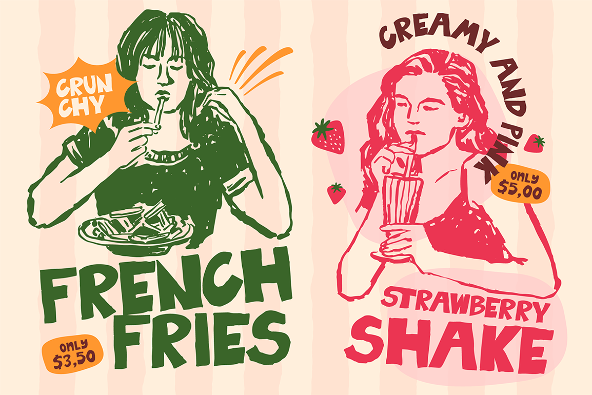 Cruncos, a Handwritten Font by Artisan Themes (Photo 8 of 11)
