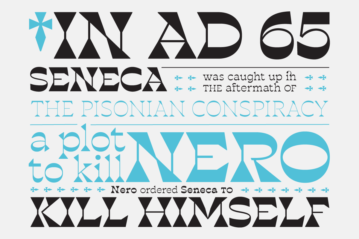Blackest - 8 fonts preview 5
