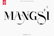 Mangsi | Inked Display Typeface, a Handwritten Font by Aluyeah Studio (Thumbnail 1 of 16)