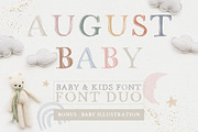 FONT DUO / AUGUSTBABY & strandliebe, a Serif Font by KruthDesign (Thumbnail 1 of 8)