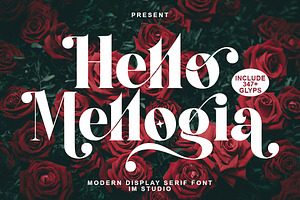 Hello Mellogia- Serif Display Font