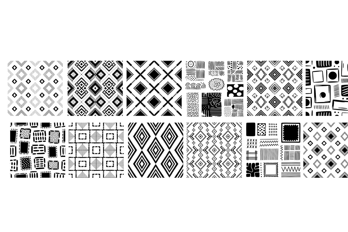 24 svg abstract shapes pattern, a Pattern Graphic by SketchArtStudio (Photo 3 of 3)