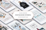 Clean & Modern Instagram Stories, a Social Media Template by SilverStag Type Foundry (Thumbnail 1 of 10)