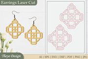 Abstract celtic Earrings Laser Cut, an Illustration by Theyo Design (Thumbnail 8 of 13)