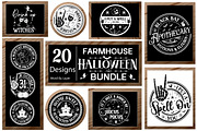 Halloween Round Sign SVG Bundle, an Object Graphic by GraphicPicker (Thumbnail 2 of 3)