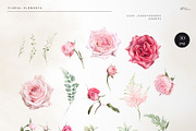 Flowers & Greenery, floral cliparts, a Texture Illustration by ollalya (Thumbnail 15 of 16)