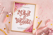 Monitha Calligraphy Script Font, a Script Font by Graphicxell (Thumbnail 9 of 10)
