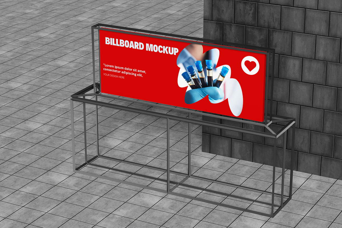 BILLBOARD POSTER MOCKUP, an Advertising Mockup by safrizalstudio (Photo 4 of 4)