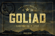 Goliad Font - 5 Styles, a Font by Nathan Brown (Thumbnail 1 of 7)