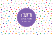 Confetti pattern, background, an Object Illustration by Cmeree (Thumbnail 1 of 3)