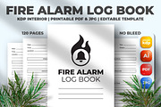 Fire Alarm Log Book KDP Interior, a Templates & Theme by M9 Design (Thumbnail 1 of 3)