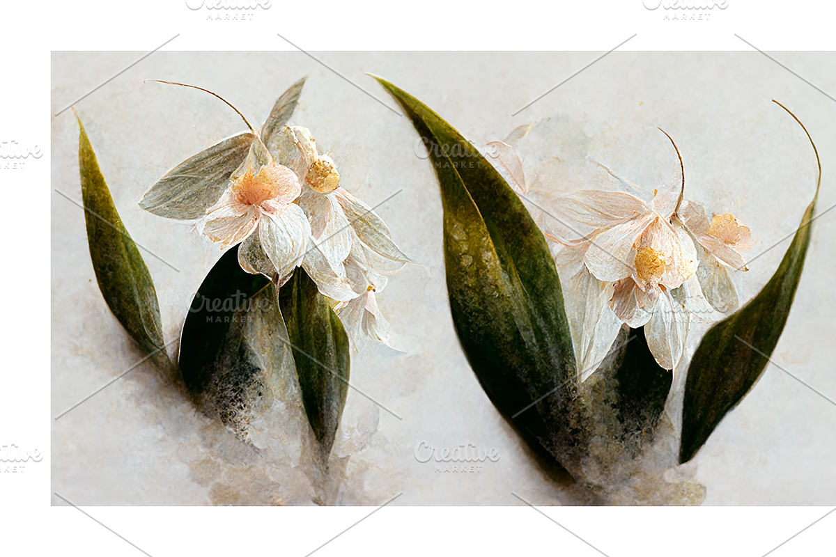 Orid Co. Orchid Flower art, a Texture Illustration by milatovar (Photo 7 of 16)