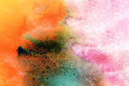Abstract vibrant grunge watercolor, an Abstract Photo by Elena Vagengeim