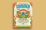 Summer Music Fest Flyer Template, a Templates & Theme by megarez (Thumbnail 2 of 4)