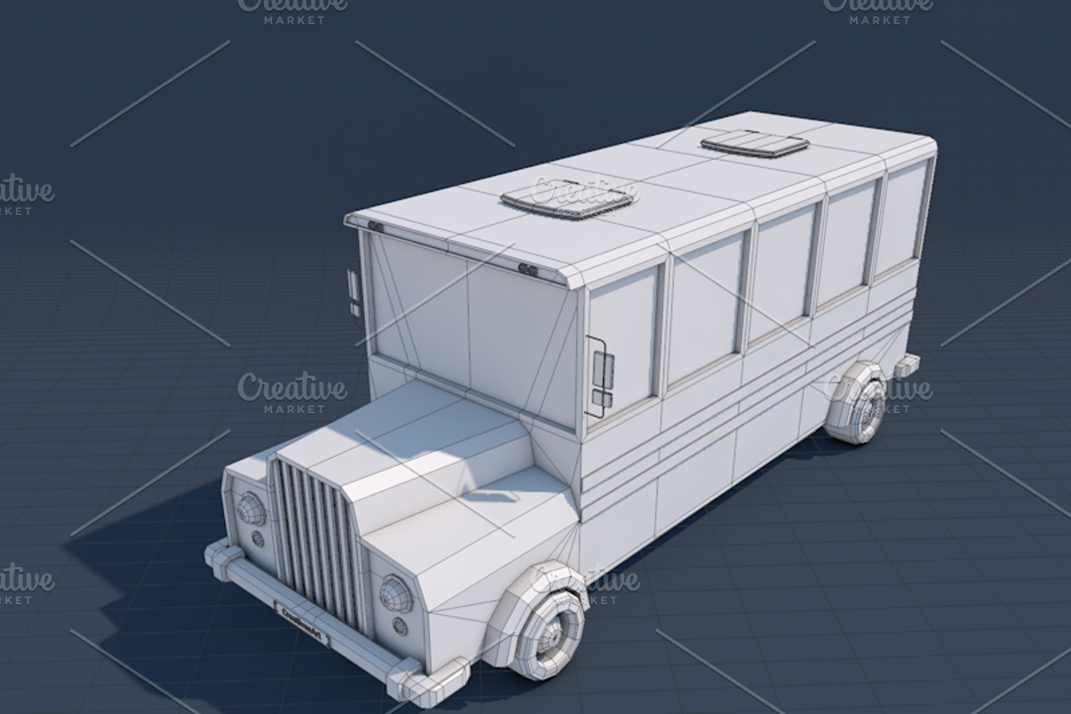 Ultimate Low Poly City Cars Pack, a Cars & Vehicle 3D Model by CreativeeArt (Photo 39 of 54)