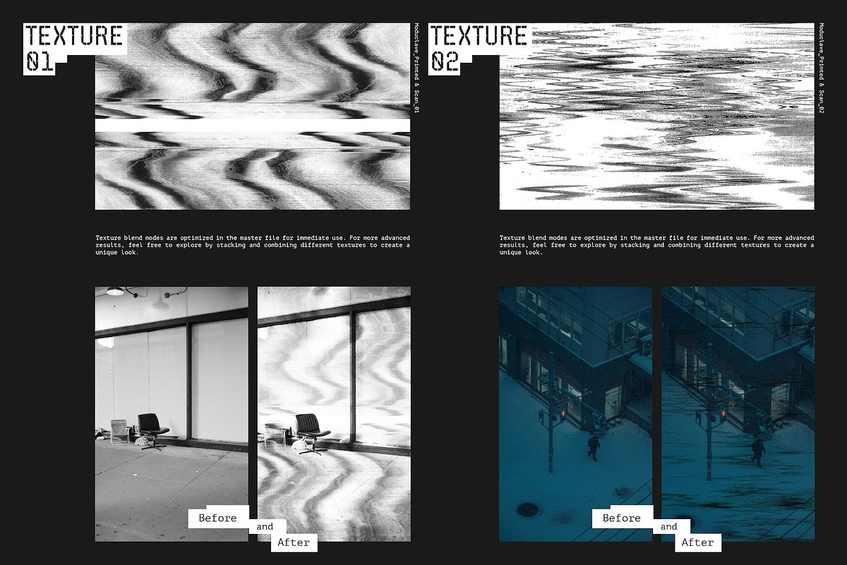 8K Glitch & Printed Textures, a Texture Graphic by Moduclave Studio (Photo 3 of 7)
