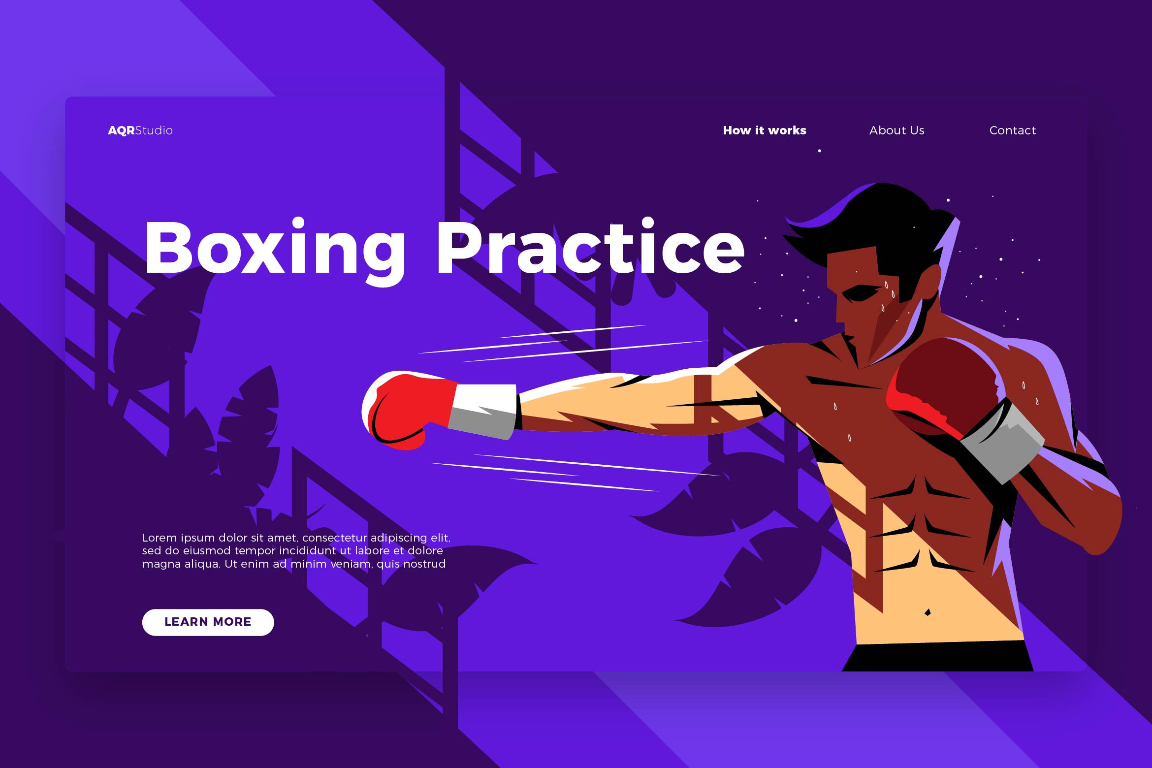 Boxing Practice - Landing Page, a Templates & Theme by AQR Studio