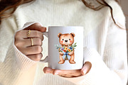 Spring Woodland Animal with Bouquet, an Illustration by CreationArt (Thumbnail 7 of 9)