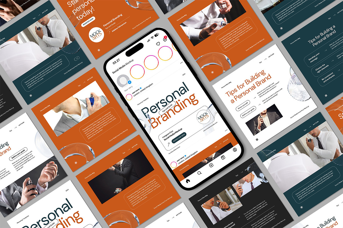 Instagram Mockup, a Product Mockup by mockarts