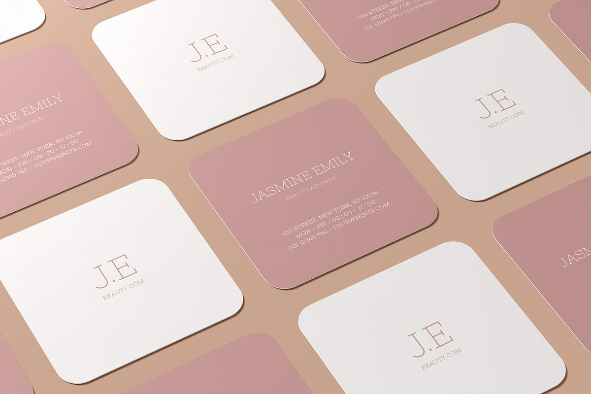 Square Business Card Mockup, a Books & Magazine Mockup by Mockup Supper (Photo 6 of 10)