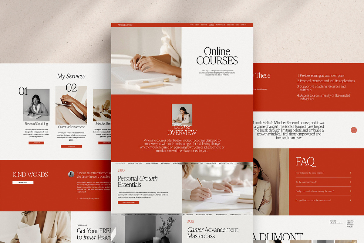 Squarespace 7.1 Website Template, a Squarespace Template by The Soft Voice (Photo 7 of 10)