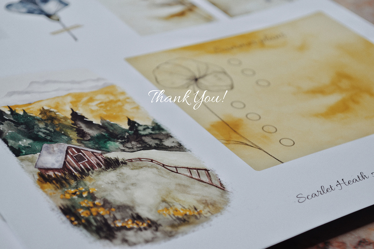 Endless summer. Watercolor set, an Illustration by Scarlet Heath Art (Photo 18 of 18)