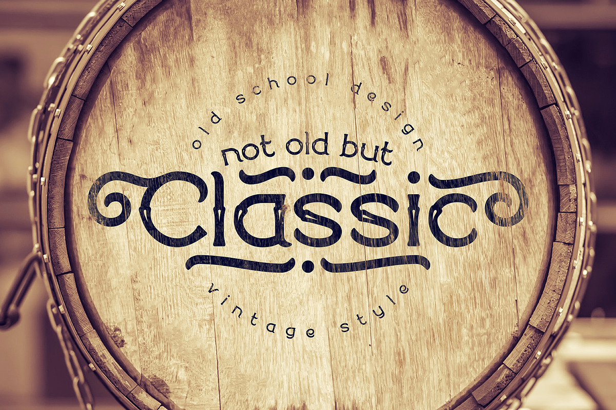 Cheer inside. Font, mockup, template preview 2