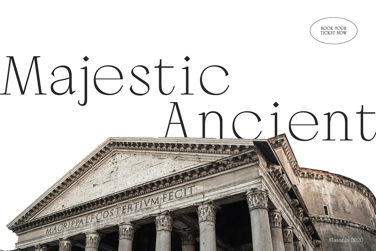 Palmire - Modern Serif Typeface, a Serif Font by Masanis (Photo 3 of 17)