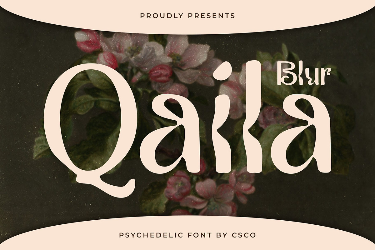 Qaila Blur, a Serif Font by Craft Supply Co. (Photo 1 of 8)