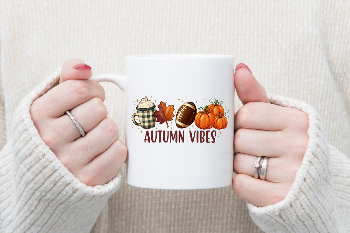 Autumn Vibes Thanksgiving Fall PNG, an Illustration by designcity5 (Photo 2 of 8)