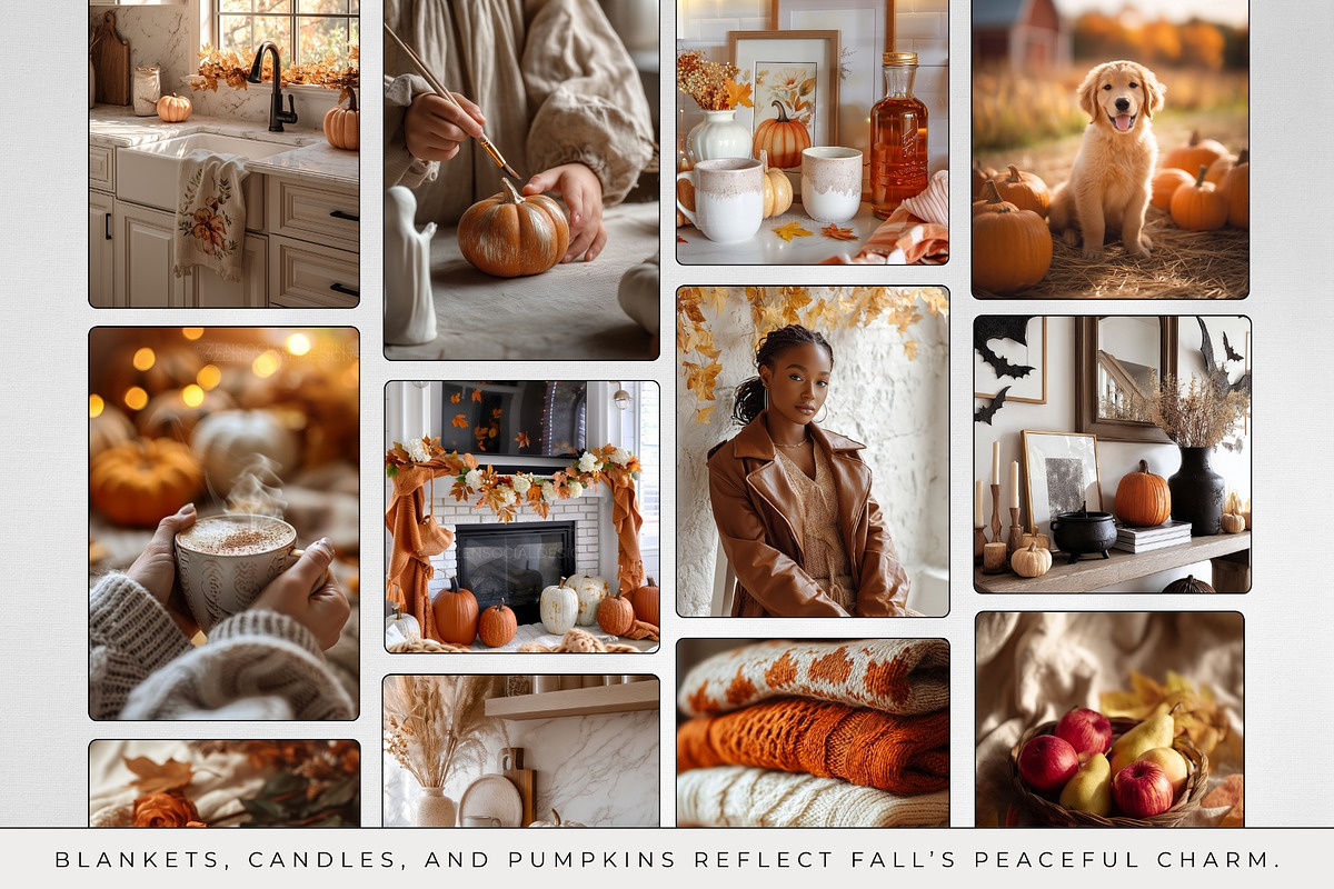 Autumn Vibes Stock Photo Bundle, a Photo by ZenSocialDesigns (Photo 4 of 9)