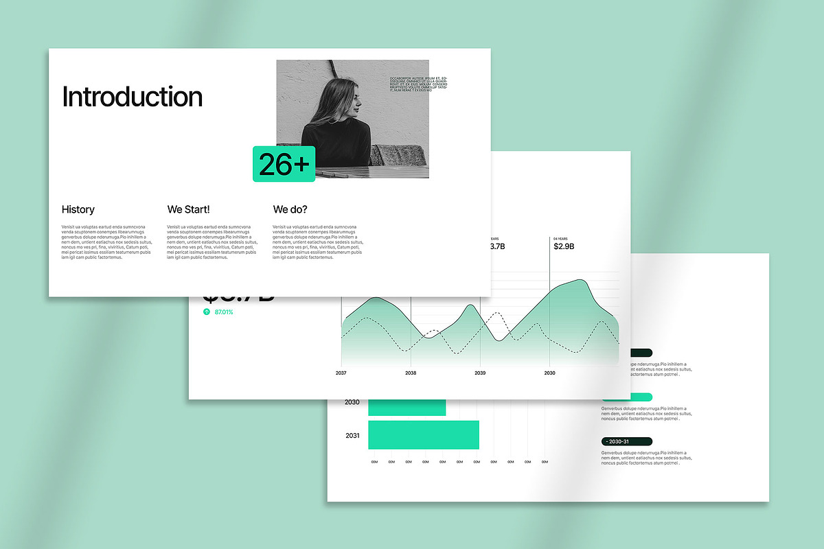 Startup Business Pitch Deck Template, a Presentation Template by Templeste (Photo 4 of 6)