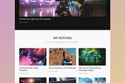 Glimmer - Framer Template for Video, a Templates & Theme by Madalinacristea (Thumbnail 3 of 3)