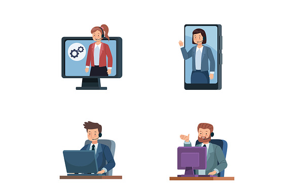 Customer Support Icons Set preview 2