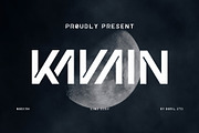 KAVAIN - Sans Serif Technology, a Sans Serif Font by Boril Std (Thumbnail 1 of 10)