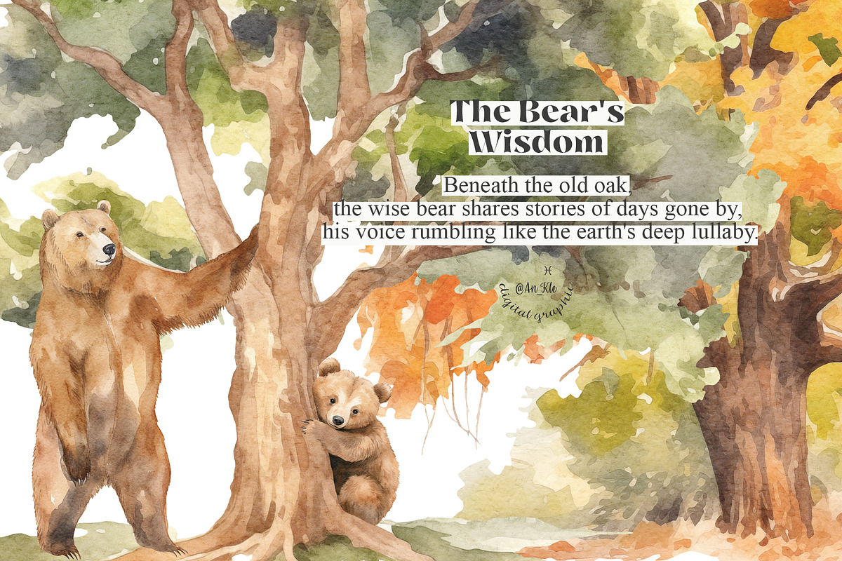 Woodland Bundle, an Animal Illustration by TheCuteShop (Photo 4 of 12)