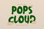 Pops Cloud | Groovy Hand Drawn, a Handwritten Font by gracetype_studio (Thumbnail 1 of 12)