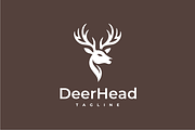 Deer Head Logo, a Branding & Logo Template by johnkent (Thumbnail 1 of 2)